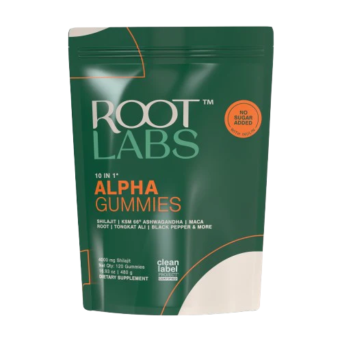 10-in-1 Alpha Shilajit Gummies | 4000 mg Pure Himalayan Shilajit, Tongkat Ali, Maca Root, 75% Fulvic Acid | ShilAbsorb Bioavailability Tech | Sugar-Free Vegan, 85+ Trace Minerals | 120 Pack